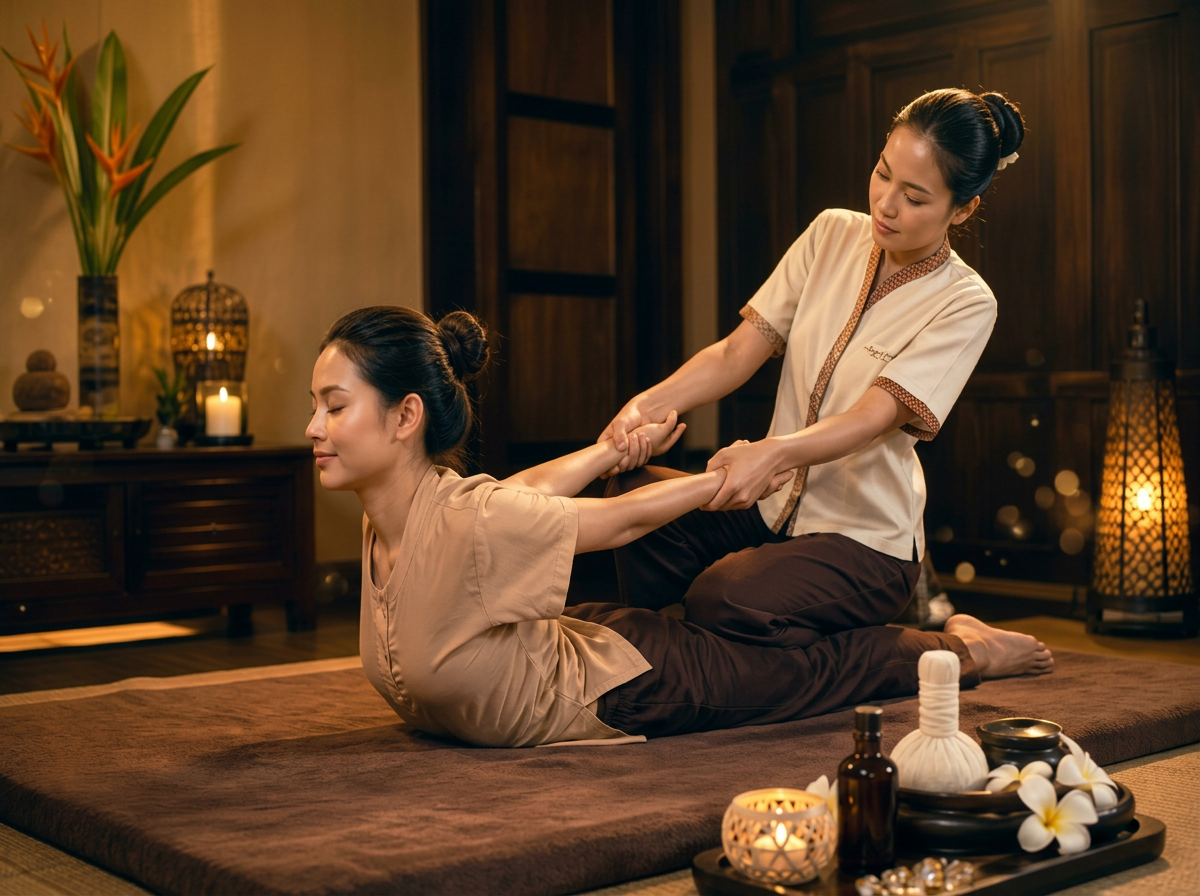 Thaise traditionele massage